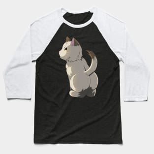 Cute Cat Butt Baseball T-Shirt